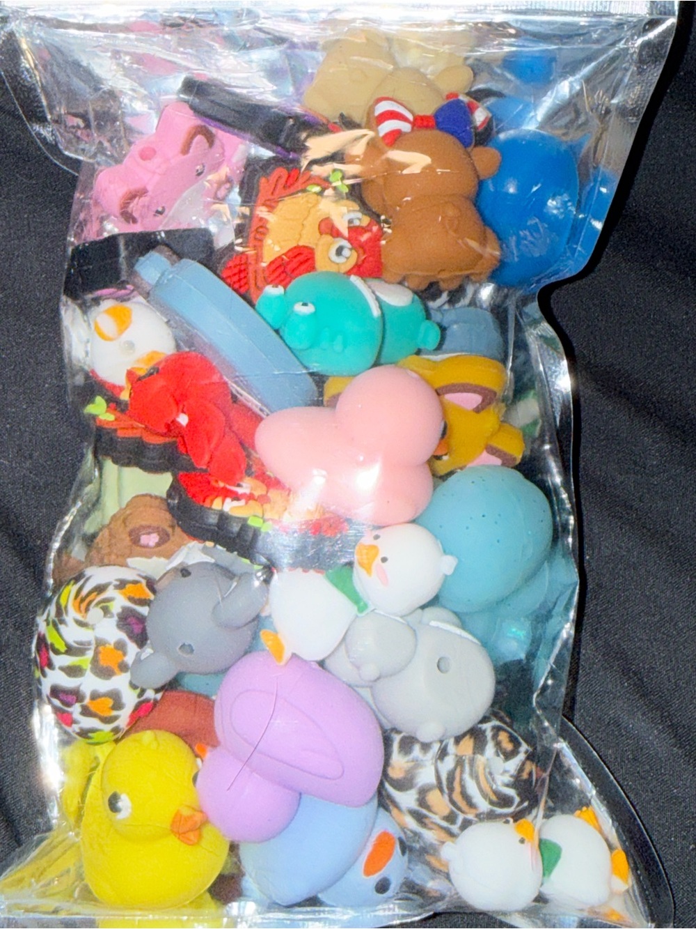 Silicone Focal Beads - mix of animals